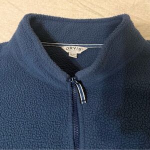 Orvis Navy Fleece Pullover